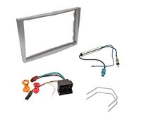 Inex Fascia Adaptor Plate Fitting Kit Silver 2 DIN Car CD Radio Stereo Facia IX-FK-VX-118
