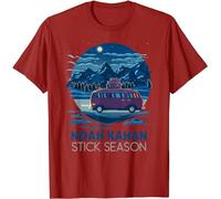 iNexTone Noah Kahan Stick Season Halloween T-Shirt (Red,L)