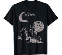 iNexTone The Cure Cat Moon T-Shirt (5XL,Black)