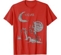 iNexTone The Cure Cat Moon T-Shirt (S,Red)