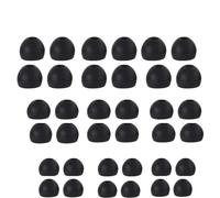 INF 18 pairs of silicone ear pads for 4.5-6 mm in-ear headphones, 3 sizes, 6 pairs each, replacement silicone earplugs, earphone replacement plugs, replacement pads ear pads headphone attachments