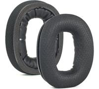 INF 2 Pack Ear Pads Compatible for Marshall Monitor II ANC - Football Net Memory Foam Black 9.8cm x 7.8cm x 2.5cm