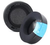 INF 2 Pieces Replacement Ear Pads Compatible with Corsair Virtuoso PRO Wired - PU Leather & Mesh, Black, 10.2 x 10.2 cm