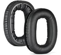 INF 2 Pieces Replacement Ear Pads Compatible with Marshall Monitor II - Protein Leather & Memory Foam, Black, 9.5 x 7.2 cm