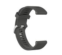 INF 20mm Silicone Watch Strap for Garmin Forerunner 245, Water-Repellent with Vent Holes, Quick-Release Replacement Watch Bands with Metal Buckle, Universal for 20mm Sports/Smart Watches