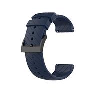 INF 24mm Watch Strap Compatible for Suunto 7/9/9 Baro / D5/ Spartan Sport Watch, Replacement Silicone Waterproof Wristband for Women Men, Adjustable Watch Band