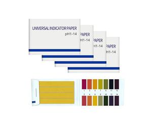 INF 320 pieces pH value test strips, litmus paper, measuring range 1-14, 4x pack of 80