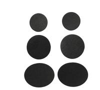 INF 6 Pcs Self-Adhesive Shoe Hole Fix Kit - Shoe Repair Patches Leather Shoe Hole Repair Patch Kit Patches Black, 3 Sizes for Sneakers & Leather Shoes