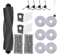 INF Accessories for Dreame X40 Ultra Complete / X40 Pro / S30 Pro Ultra, 1 Roller Brush, 2 HEPA Filters, 4 Side Brushes, 2 Vacuum Cleaner Bags, 6 Mop Pads, 1 Cleaning Brush
