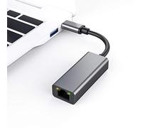 INF Network adapter USB-C to RJ45, USB-C laptop Ethernet adapter for Gigabit networks via USB 3.0
