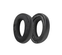 INF Replacement Ear Pads Compatible with EPOS H3 & H3pro Hybrid Headset - Black Velvet & Leather (Pack of 2)