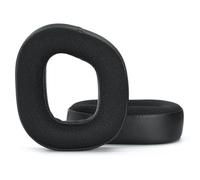 INF Replacement Ear Pads for Corsair HS80 RGB - Black Protein Leather + Football Net + Memory Foam, Breathable and Sweat-Resistant, Ultra Soft for Long Gaming and Listening Sessions