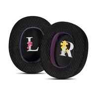 INF Replacement Ear Pads for JBL TUNE700BT/T710BT/Tune750BTNC/760NC/770NC Headphones - Black/Purple, Soft Breathable Mesh Fabric, Noise Isolating, Enhanced Bass and Sound Clarity