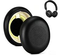 INF Replacement Earpads for Jabra Evolve2 65 65MS 65UC & Elite 45H On-Ear Wireless Headset, Soft Leather Ear Pads Cushions with Memory Foam, Noise Isolation Headphone Repair Parts