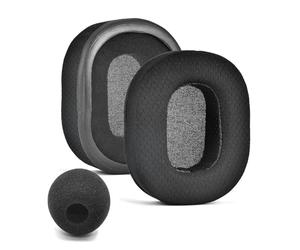 INF Replacement Memory Foam Ear Pads for Razer BlackShark V2 X, Improved Sound Quality, Microphone Protection, Mesh and Memory Foam Ear Pads