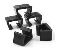 INF Set of 8 furniture clips, effectively solve the problem of wobbly tables, for different kinds of furniture such as sofas, desks and chairs.