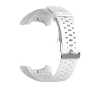INF Silicone Watch Band for Polar M400/M430 watch, Soft Wrist Strap for Women/Men, Adjustable Breathable Sport Replacement Band with tools (White)
