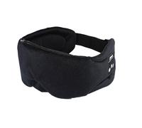 INF Sleep mask with integrated wireless headphones, bluetooth 5.0, black, eye mask with wireless headphones, sleep mask with music, headset for travel