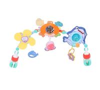 Infant Adjustable Arch Bassinet Toys, Durable ABS Material, Attracts Visual and Auditory Attention, Great for Strollers and Car Seats