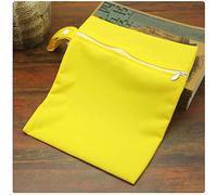 Infant and Child Urine Pad Diaper Waterproof Zipper Storage Bag Sundries Bag Urine Bag Yellow