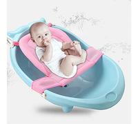 Infant Baby Bath Pad Non Slip Bath Seat Net for Babies Infant Supportive Bathtub Pillow Baby Newborn Bath Support Sling Soft Breathable Bath Cushion 3D Mesh Bath Support Seat Adjustable for 0-36months