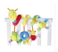 Infant Baby Crib Bed Around Rattle Bell Cartoon Stroller Hanging Stuffed Wrap Spiral Safety Toys (A)
