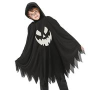 Infant Baby Halloween Cloak Toddler Kids Girls Boys Ghost Hooded Cosplay Clothes White Poncho Cape