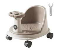 Infant Baby Sitting Bath Chair Anti Tip Base Shower Stool with/Without Intelligent Temperature Sensing for Bathtubs Bath Tub Seat