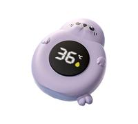 Infant Bath Thermometers With LCD Display Cartoon Design Real-Time Water & Room Temp Monitor For Baby Safe Cartoon Design