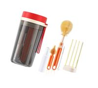 Infant Bottle Brush Set with Accessories Completes Travel Bottle Washing Set Bottle Washing Brushes for Baby Easy Parenting Tool