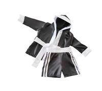 Infant Boxing Outfit Skin-Friendly Polyester Secure Snaps 100 Days Celebration Photo Attire for Parties Baby Milestones Photography Boxing Suit