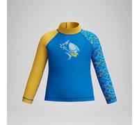Infant Boys Learn to Swim Long Sleeve Rashguard Blue/Yellow - 6YRS Lagoon Blue 6YRS