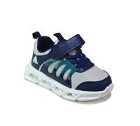Infant Boys Trainers First Walker Shoes Lightweight Comfortable Hook & Loop Strap Sports Sneakers Non Slip Walking Shoes for Baby Toddler UK Size 7-11.5 Navy