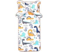 Infant Car Seat Insert Cute Cartoon Dinosaur Stroller Liner for Newborn Breathable Stroller Insert with Pillow for Pushchairs and Buggies Seat Liner