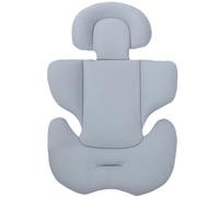 Infant Car Seat Insert Soft Breathable All-Around Supportive Stroller Insert for Newborn Memory Foam Side Wing Protection Washable Car Seat Liner for Swings, Grey