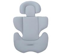 Infant Car Seat Insert Soft Breathable All-Around Supportive Stroller Insert for Newborn Memory Foam Side Wing Protection Washable Car Seat Liner for Swings, Bouncers (Grey) Infant Car Seat