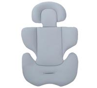 Infant Car Seat Insert Soft Breathable All-Around Supportive Stroller Insert for Newborn Memory Foam Side Wing Protection Washable Car Seat Liner for Swings, Bouncers (Grey)..