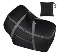 Infant Car Seat Travel Bag Fit Nuna Pipa All Model Car Seat and Base, Fit Doona Baby Stroller, Padded Car Seat Bags for Air Travel, Gate Check Bag with Side Pocket, 5 Protective Feet, Storage Bag