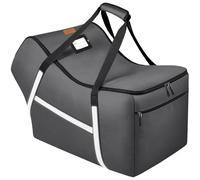 Infant Car Seat Travel Bag for Airplane Compatible with All Nuna Pipa Car Seat and Base,Chicco KeyFit 30 and Base, Padded Car Seat Bags for Air Travel,Car Seat Gate Check Bag with Side Pocket, Gray