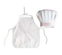 Infant Cooking Outfit 2PC Breathable Chef Hat & Apron Newborn Photography Props for Birthdays Holiday Gifts Chefs Costume