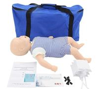 Infant CPR Manikin,Realistic Training Simulator Babies Doll Advanced CPR Manikin for First Aid Practice and Emergency Response Teaching A