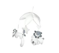 Infant Crib Hanging Rattle Plush Animal Musical Mobile Toy for Training Auditory Sensory Development Bed Bells Music Box