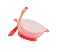 Infant Feeding Bowl Strong Suction Base with Temperature Sensing Spoon Safe for Baby Learning to Eat Independently Easy Feeding Essential