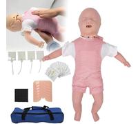 Infant First Aid CPR Manikin, Infant Infarct Simulator, Full Body CPR First Aid Training Dummy Infant Airway Obstruction Resuscitation Manikins, for CPR Practice and Educational Teach Research