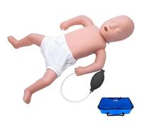 Infant First Aid Model, First Aid Training Babies Doll Advanced CPR Choking Manikin with Bag Professional Training Manikin or Teaching Training Aid