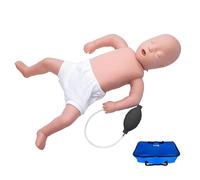 Infant First Aid Model, First Aid Training Babies Doll Advanced CPR Choking Manikin with Bag Professional Training Manikin or Teaching Training Aid