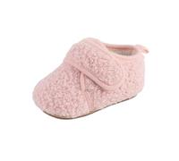 Infant Fleece Home Slippers Winter Warm Soft Booties Comfortable Boots Toddler Warming Home Shoes Snow Boots for Baby Girls Boys Slip On Flat Slippers (RD2, 4.5 Infant)