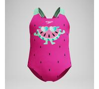 Infant Girls Learn to Swim Printed Swimsuit Pink - 2YRS Neon Bubblegum 2YRS