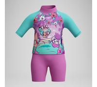 Infant Girls Sun Protection Top & Short Set Pink - 5YRS Neon Violet 5YRS