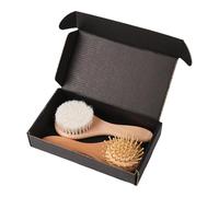 Infant Grooming Set with Comb Shampoo Brush Soft Bristles for Gentle Hair Brushing Bath Time Fun Safe Ideal Baby Cares